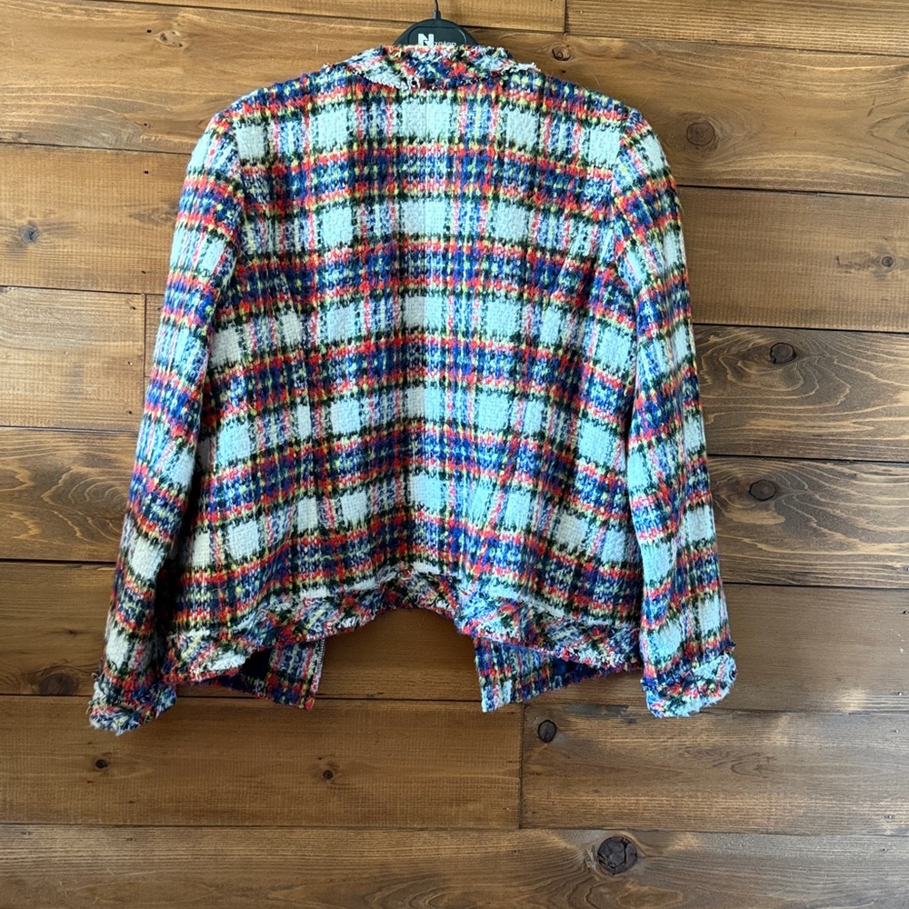 Lands' End Multicolor Tweed Jacket - image 3